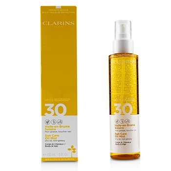 clarins sun care oil spray spf 30