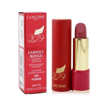 Lancome L' Absolu Rouge Hydrating Shaping Lipcolor - # 290 Peome (Matte) (Lunar New Year 2019)
