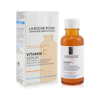 La Roche Posay Vitamin C Serum - Anti-Wrinkle Concentrate With Pure Vitamin C 10%