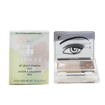 Clinique All About Shadow Duo - # 04 Ivory Bisque