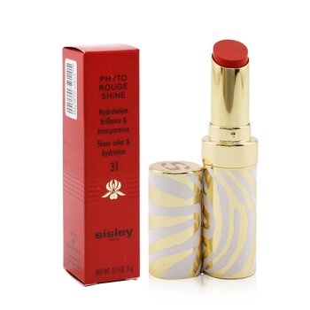 Sisley Phyto Rouge Shine Hydrating Glossy Lipstick - # 31 Sheer Chili