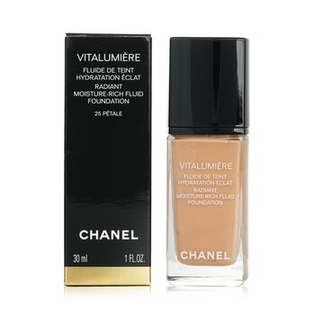 Chanel Vitalumiere Radiant Moisture Rich Fluid Foundation - #25 Petale