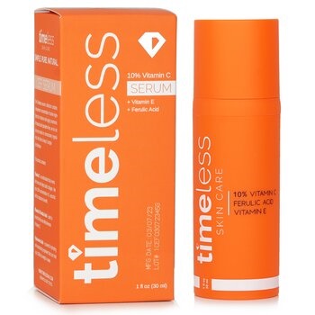 Timeless Skin Care 10% Vitamin C Serum + Vitamin E + Ferulic Acid