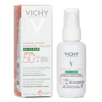 Vichy Capital Soleil UV Clear Anti Imperfections Water Fluid SPF 50 (For All Skin Types)