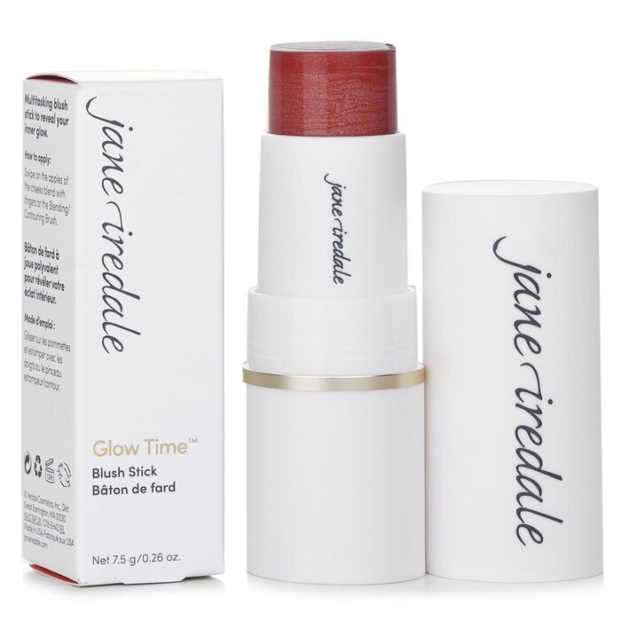 Jane Iredale Glow Time Blush Stick - # Aura (Guava With Gold Shimmer For Medium To Dark Skin Tones)